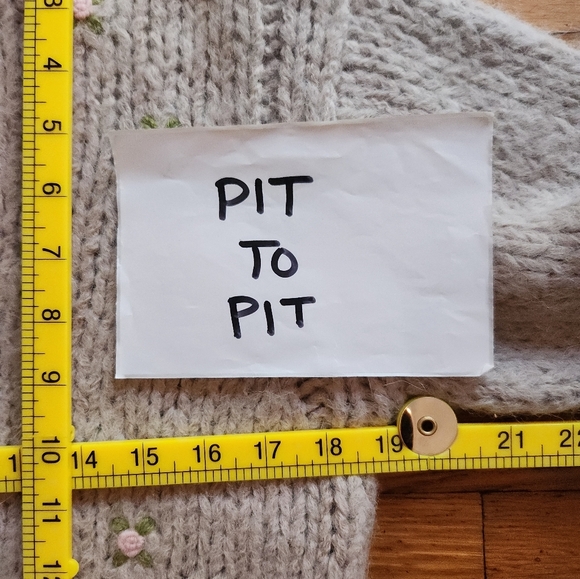 LOVESHACKFANCY Emilie Cardigan in Oat - Picture 6 of 10